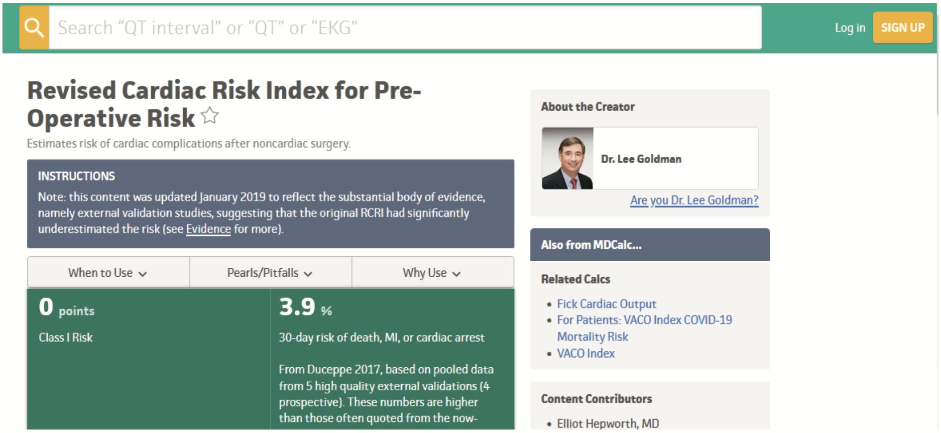 Slika 3. Revised Cardiac Risk Index (RCRI) [<a href=
